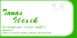 tamas ilcsik business card